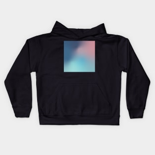 Cool Blue Purple and Pink Gradient Kids Hoodie